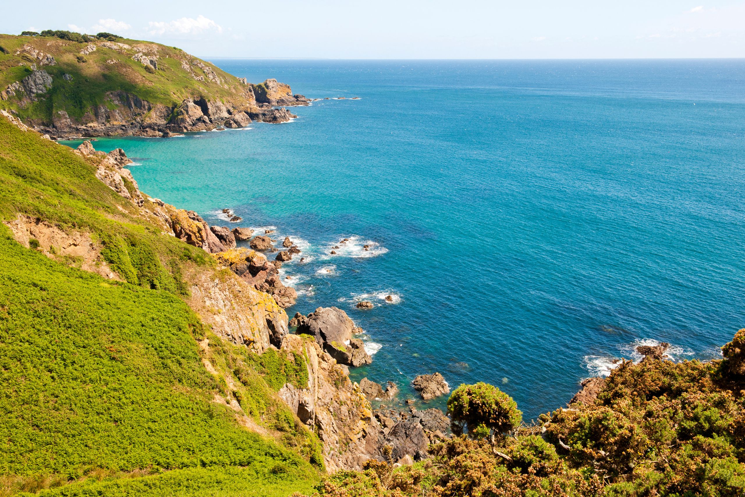 A stretch of Guernsey Coastline